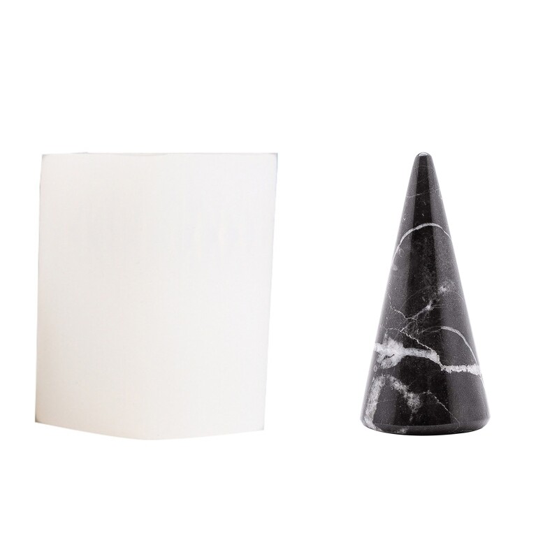 Pyramid Silicone Ring Holder Mold for Epoxy Resin Casting and DIY Decor Gifts-image