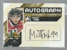 2010-11 ITG Heroes and Prospects Autographs #AMF Martin Frk (ref44876)