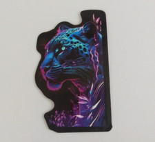 Cheetah Hunting Bright Colorful Dark Animal Sticker 2.25