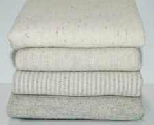 HAND DYED RUG HOOKING WOOL Mill-Dyed ~ "SNOW PATROL-III" (4-pc. Combo)