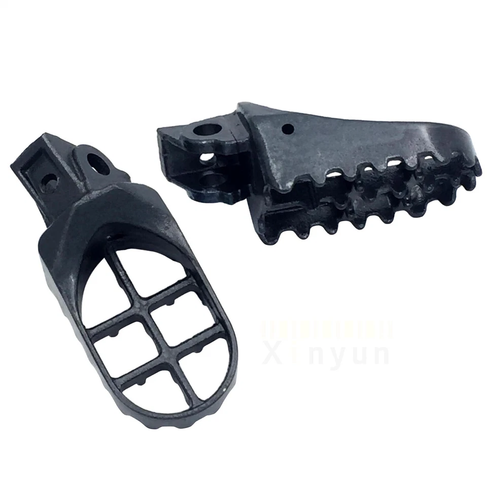 Motocross Mx Dirt Bike Foot Pegs Gray For 2000-2012 Kawasaki KX65 KX85 KX100 Foto 3 de 4