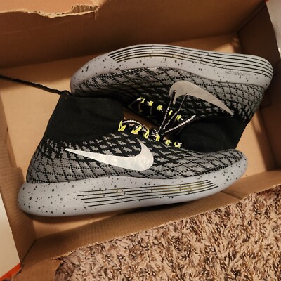 Nike Lunarepic Flyknit Shield 849665-001 H20 Repel Shoes Sneakers Womens Sz 5