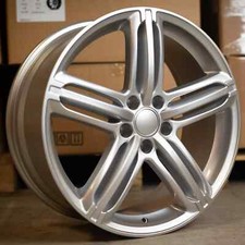 22"rs6 b silver alloy wheels audi q7/vw tourag 5x130/porsche cayenne+tyres