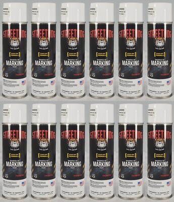 Streetdog Water Based Inverted Marking Paint White  12 - 15oz Cans