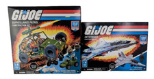 GI Joe Construction Set Surveillance Patrol 158 pcs  Skystriker 100 pcs New