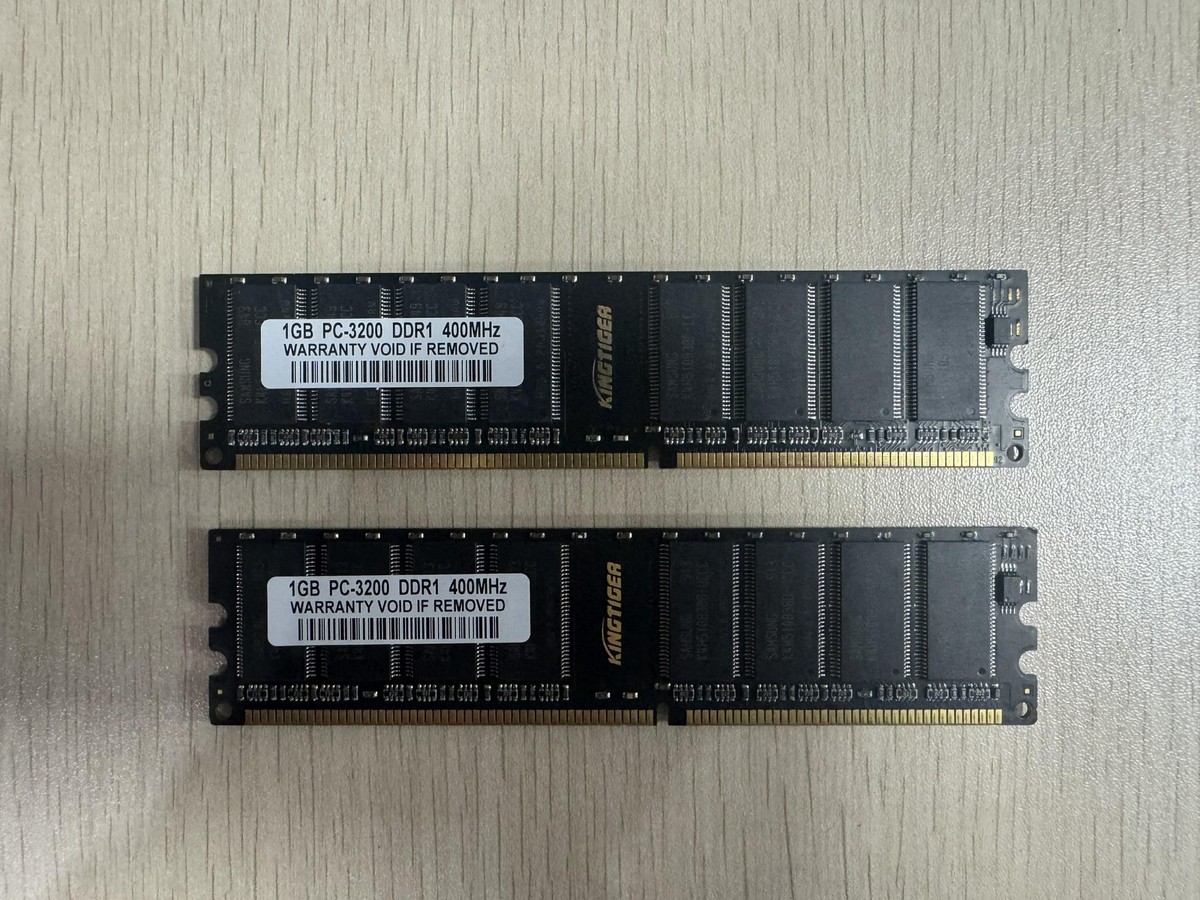 Ddr4 3200 Ddr4 1gb Ram 2GB 2x 1GB PC3200 DDR 400Mhz 184Pin Desktop