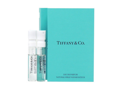 TIFFANY & CO EAU DE PARFUM EDP 1.2ml .04fl oz x 2 PERFUME SPRAY SAMPLE VIALS