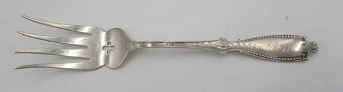 Vintage RARE Gorham Bedford Sterling Silver Chipped Beef Fork Old Marks