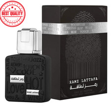 Lattafa Perfumes Ramz Lattafa Perfumes Silver Eau De Parfum Spray for Men, 3.4 O