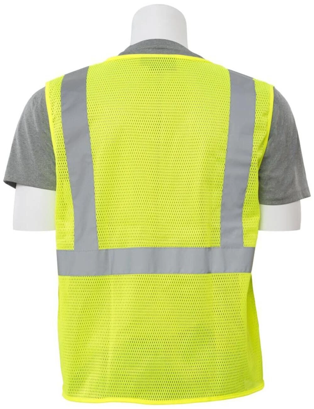 Delta Plus S363p Class 2 Zipper Mesh Vest With Pockets Hi Viz Lime / 5xl wel616 image 2