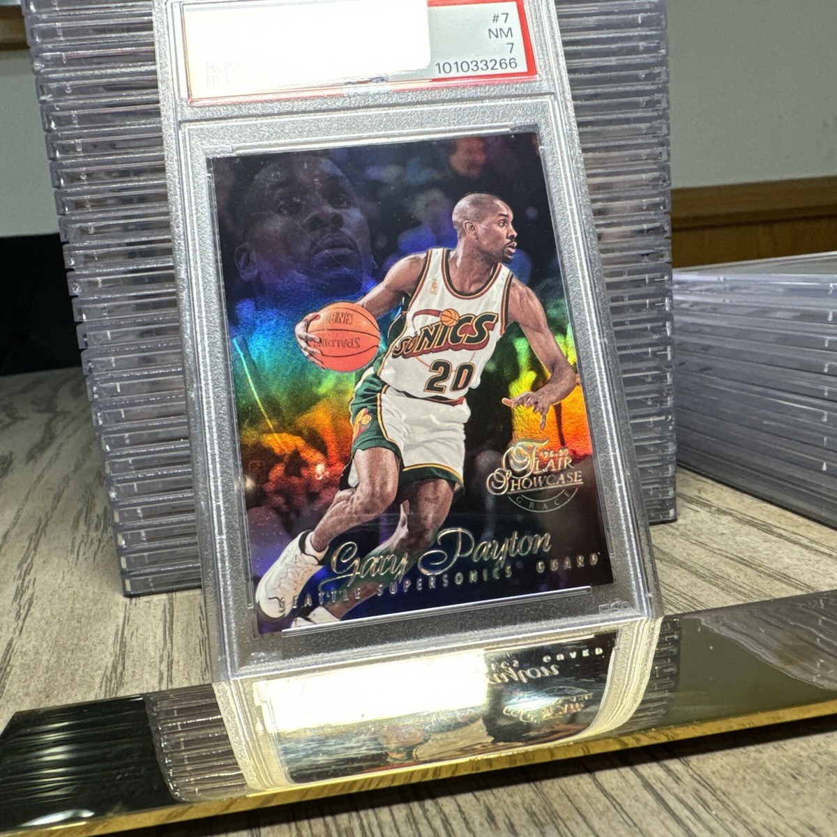 1996-97 Flair Showcase - Gary Payton #7 Row 1 for sale online | eBay
