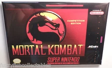 Mortal Kombat Competition SNES Game Box 2" x 3" Fridge Locker MAGNET Nintendo