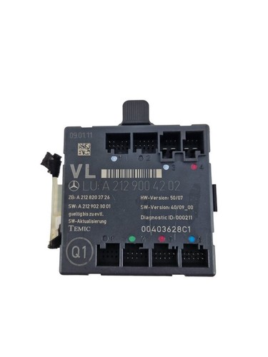 MERCEDES BENZ E W212 DOOR CONTROL Module Tür Steuergerät a2189008500