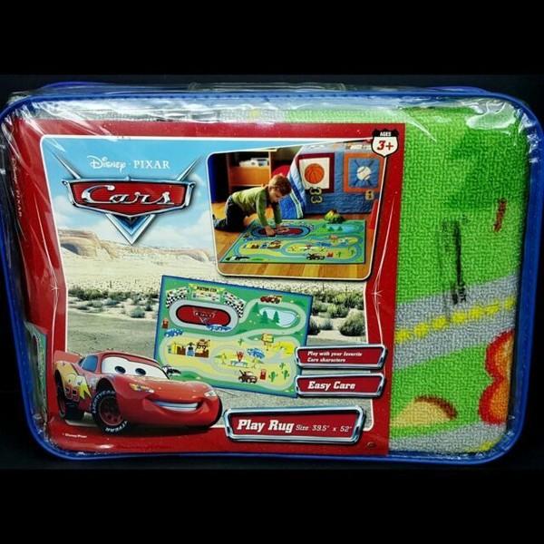 Disney Pixar Cars Movie Play Rug Racetrack Mat 39x52 ...