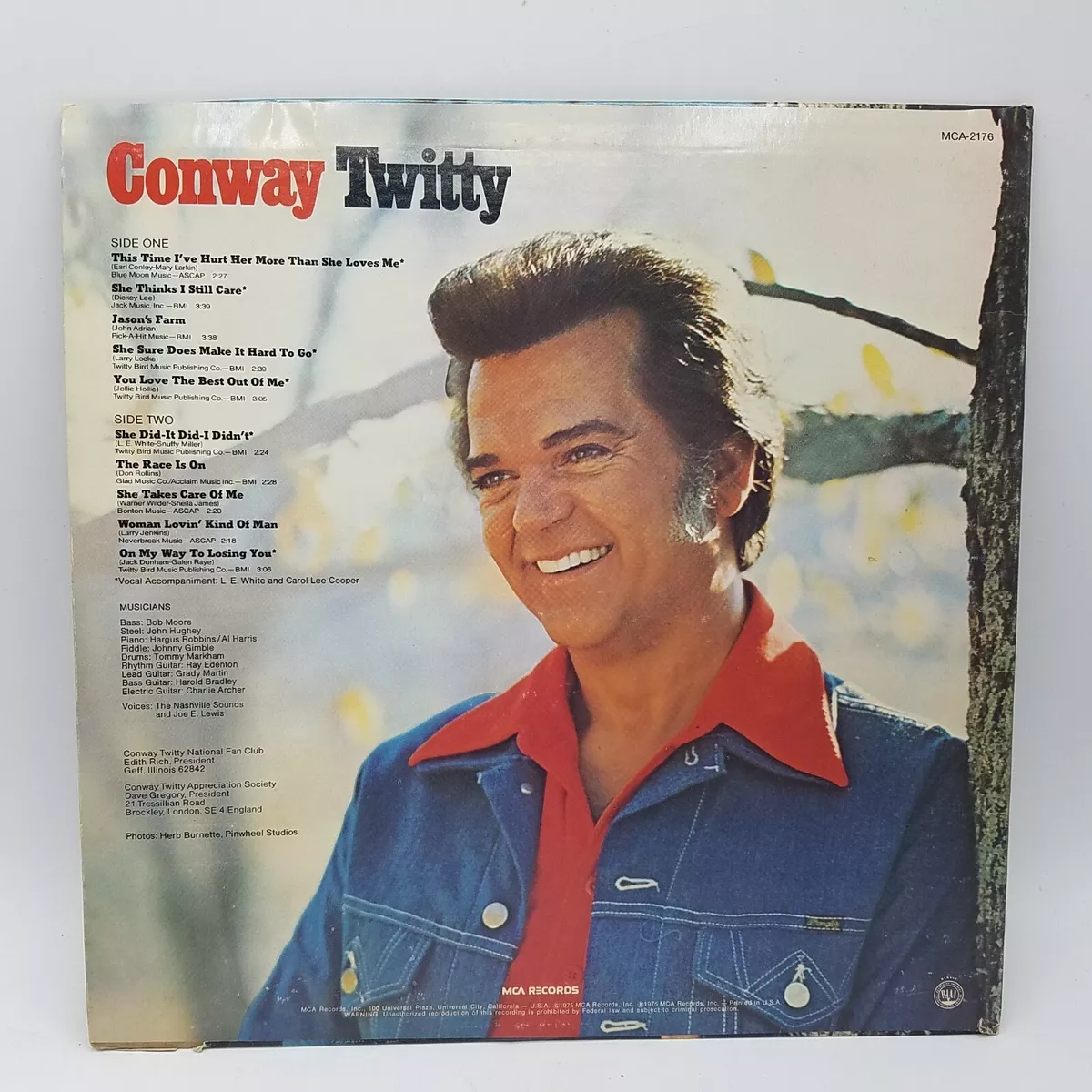 Conway Twitty "This Time I've Hurt Her More Than She Loves Me" Vinyl LP  1975 | eBay