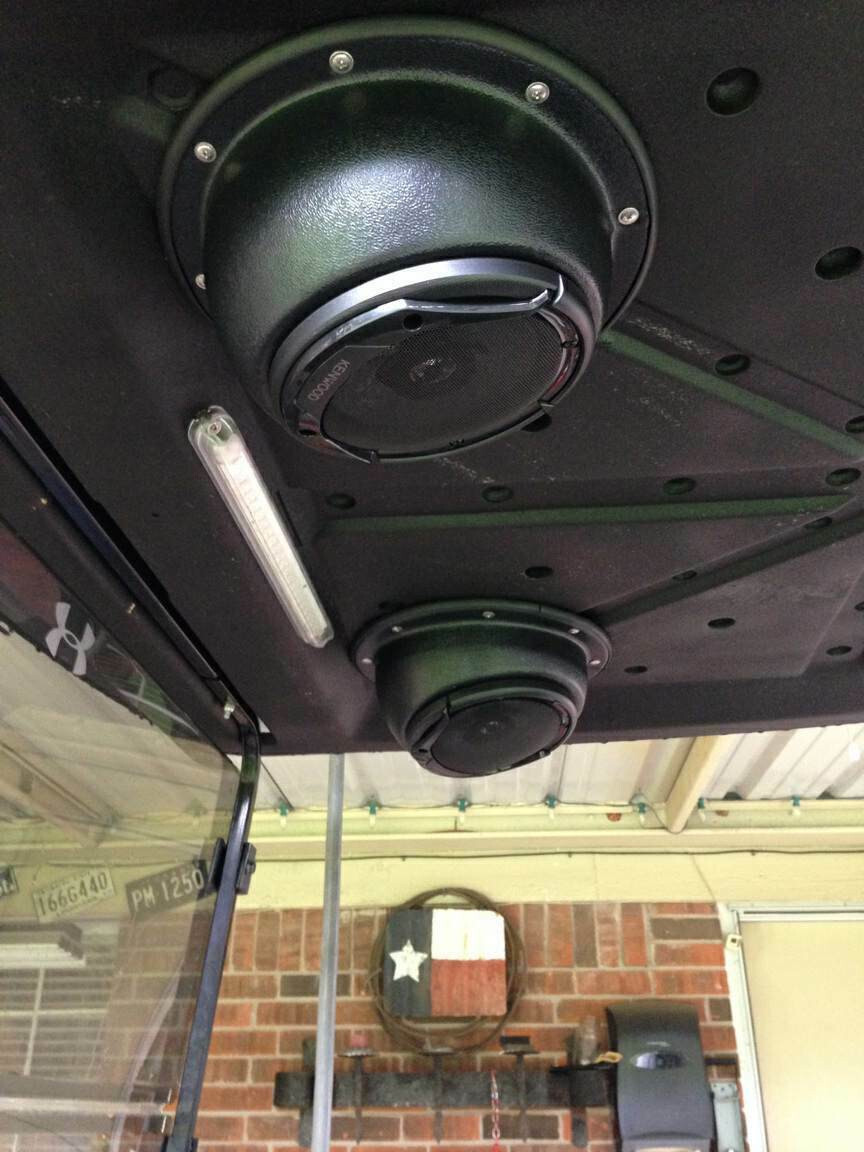 6.5" Custom Door Speaker Enclosure Box Pod – Flange Mount, Black Plastic, Made In USA 13 thumbnail image