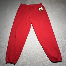 Vintage Disney Store Sweatpants Mens XL Mickey Mouse Red Joggers Stretch