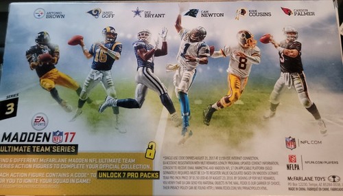 McFarlane EA Sports Madden NFL 17 Ultimate Team Series 3 ANTONIO BROWN 6" Figure - Bild 2 von 2