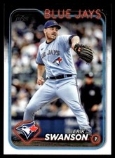 2024 Topps Update #US312 Erik Swanson Toronto Blue Jays