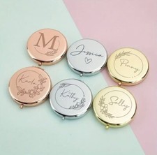 Mom/ Women Gifts Personalized Engraved Compact Mirror, Birthday, Mothers Day