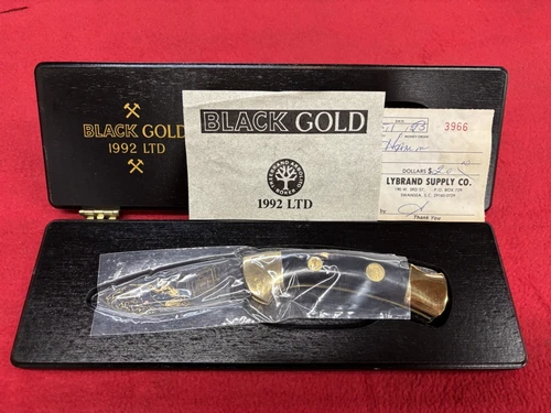 Boker Black Gold 1992 LTD  Knife With Box