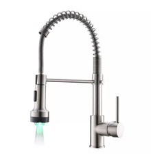 Gimli Pull Down Kitchen Faucet W/ LED Lights 1135-33N-LED-1P GI-US NEW