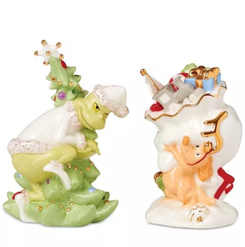 Shaker sale e pepe Lenox Grinch Grinchiest e Max nuovo con scatola 2024 - Foto 1 di 2