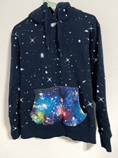 Graniph Inc. Japan, Youth Unisex Child Long Sleeve Galaxy Star Hoodie, Medium