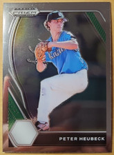 2021 Panini Prizm Draft Picks Peter Heubeck #PDP101 Los Angeles Dodgers MLB Card