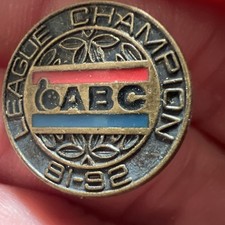 Bowling them pin ABC League Champion 91-92 American Bowling Congress pinback