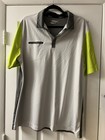 $80 Nike Golf Mens Dri-Fit Shirt Size Large- Matches Air Max 95 Neon Shoes ! — photo 1