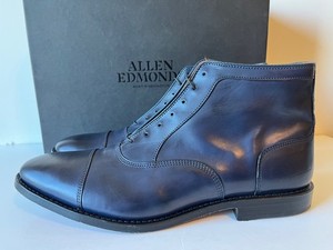 Allen Edmonds Men\'s Brantley Park Avenue Black Leather Cap-Toe Dress B Size 5.5E Allen Edmonds Ankle Boots E for Men for Sale | Shop New  main image 3