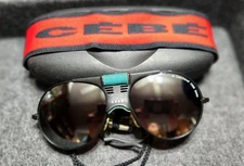 CEBE 295 Walter Cecchinel Glacier Sunglasses  France 1990s Black/Green