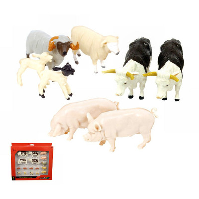 BESTIAME MIXED ANIMAL VALUE PACK FARMYARD 1:32 Britains Mezzi Agricoli e Accesso