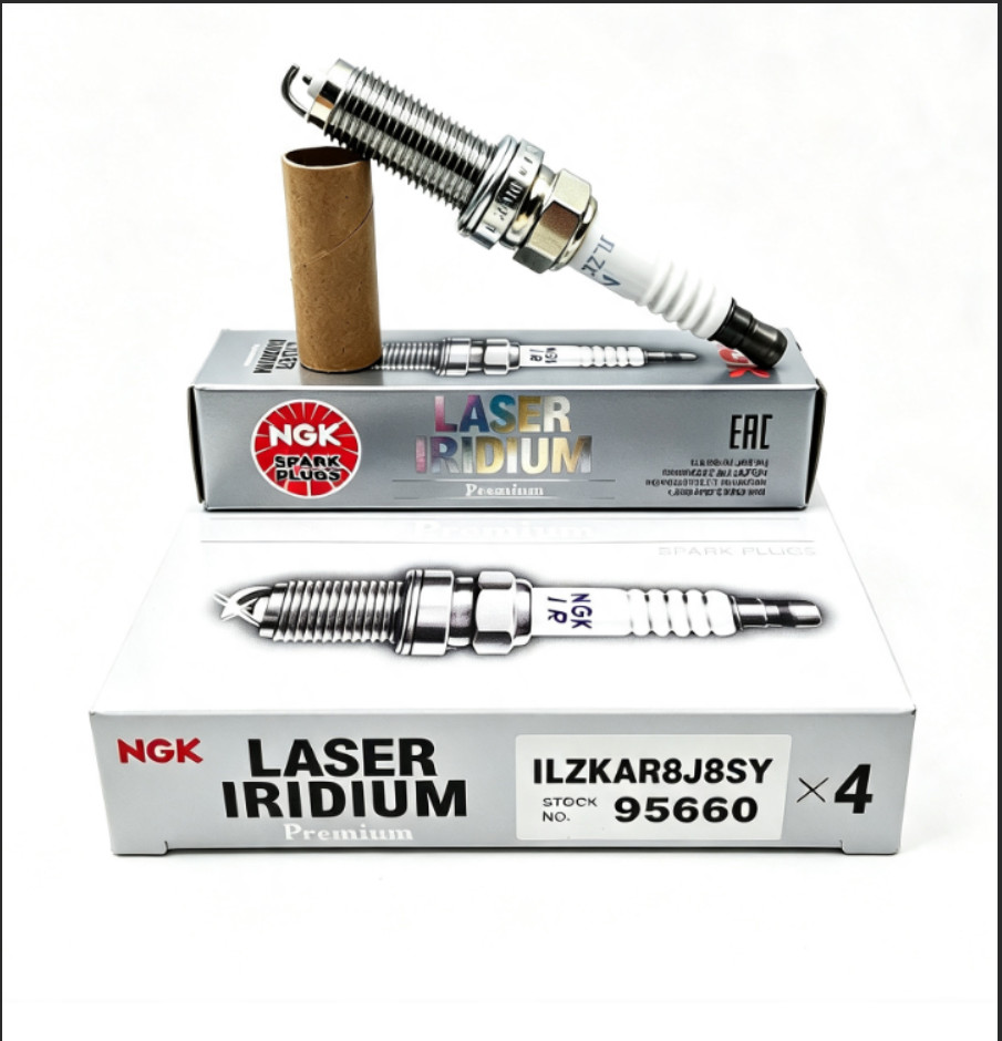 4 Pack Genuine NGK 95660 Laser Iridium Spark Plugs ILZKAR8J8SY Honda CR-V Civic