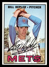 1967 Topps Baseball Bill Hepler #144 EX/MT New York Mets