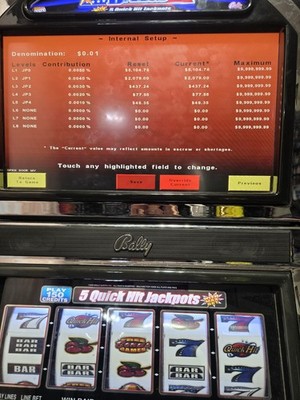 【中古】「未使用品」Slots from Bally Gaming (輸入版) Bally Stars & Bars 5 Quick Hit Jackpots Slot Machine Bally Slot