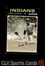 Cleveland Indians Vada Pinson #275 Topps Baseball Very Good
