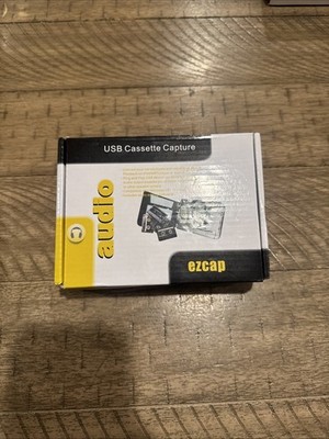 EZCAP USB Cassette Tape to MP3 Converter Capture New In Box