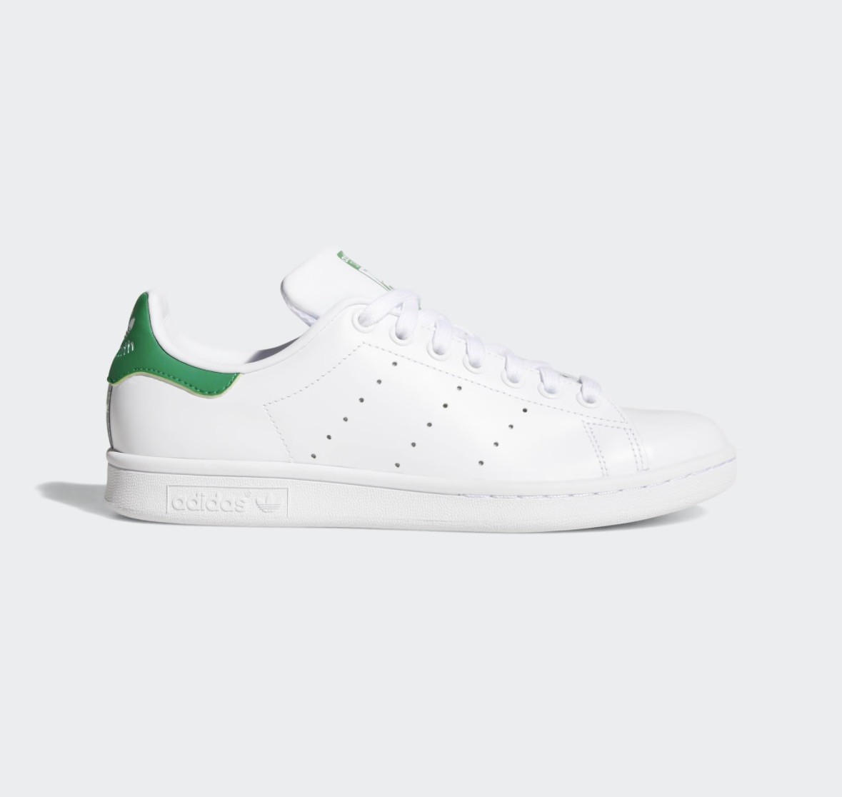 Adidas Stan Smith Originals white and green sneakers Size 9 womens
