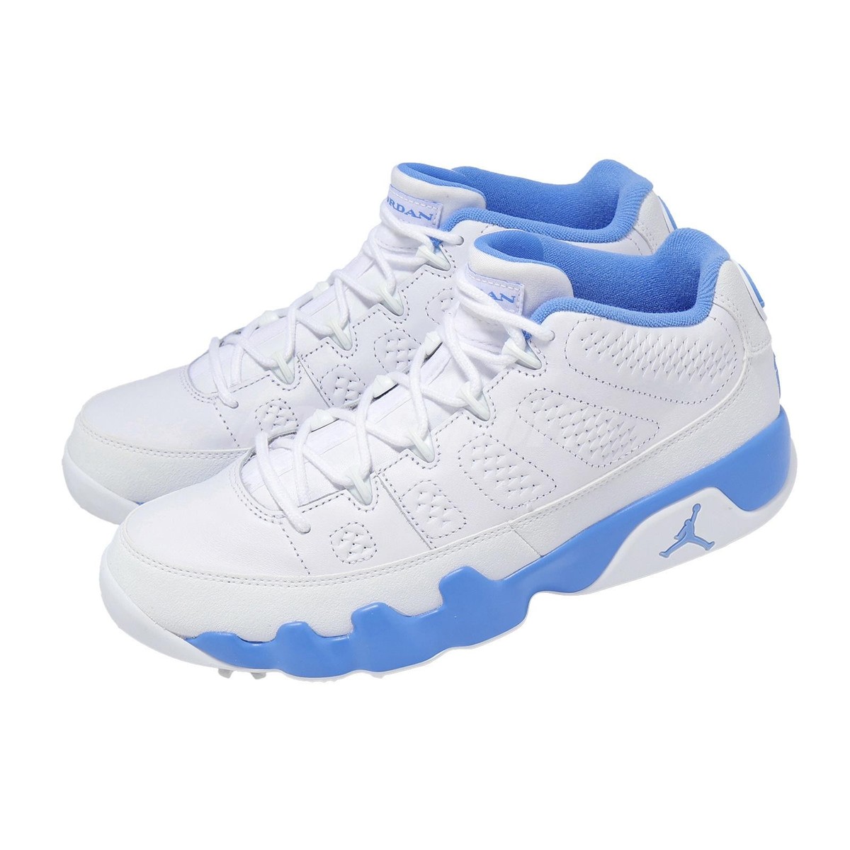 Nike Air Jordan 9 Golf AJ9 UNC University Blue Men Golf Cleats