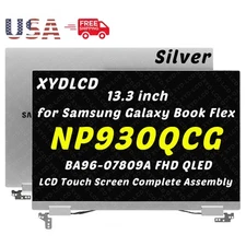 13.3" for Samsung NP930QCG-K02CA NP930QCG-K02CN LCD Touch Screen Assembly Silver