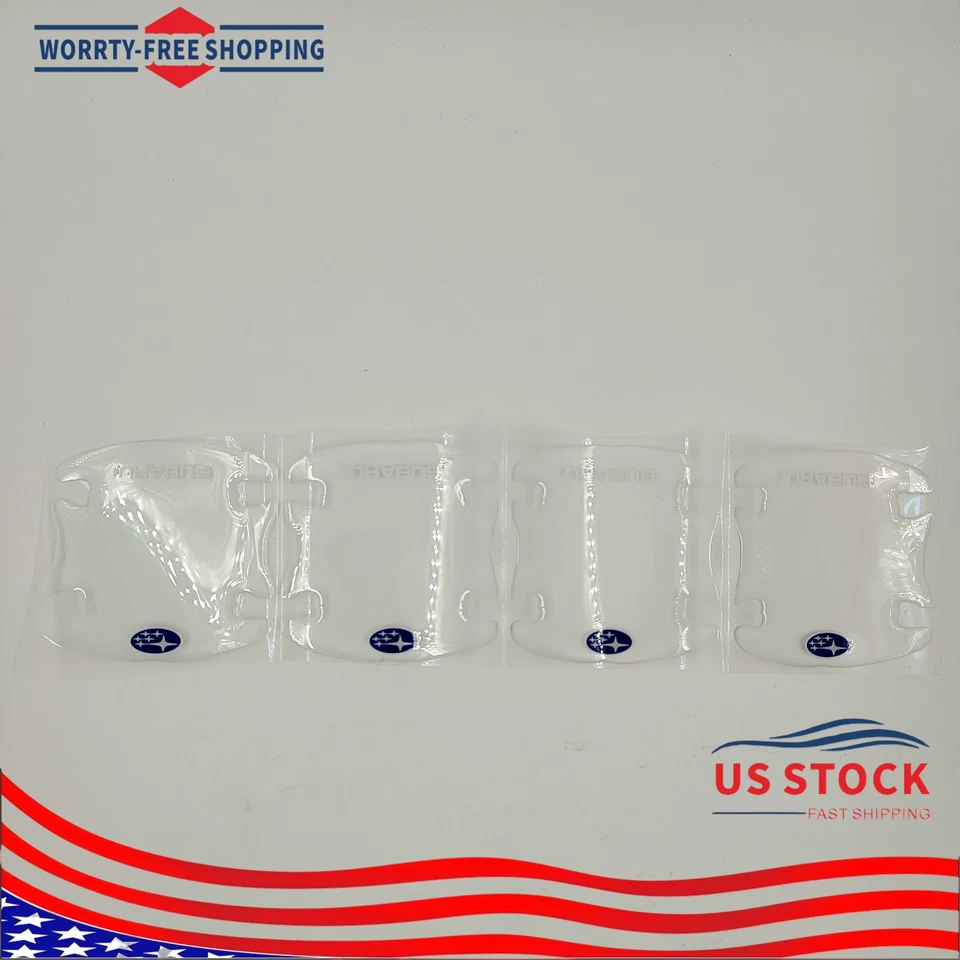OEM 8X Clear Car Door Handle Bowl Protector Scuff Guard Anti Scratch For Subaru - Изображение 4 из 4