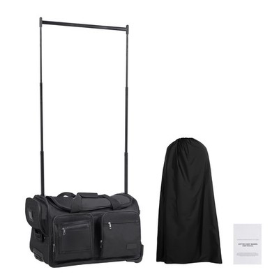 Uimoso Tanztasche mit ausziehbarem Kleiderständer und Rollen, 620x450x380mm