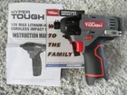 NEW Hyper Tough 99307 12V MAX 12 Volt 1/4" Cordless Impact Driver - Tool Only