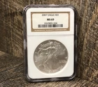 2007 American Silver Eagle $1 1 Oz Fine Silver Coin NGC MS69 Fast Ship!