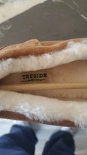 Fireside by Dearfoams Men's Melbourne Genuine Shearling Moccasin Slippers
