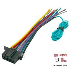 Wire Harness Power Cable Compatible Replacement for Sony XAV Series Car Radio