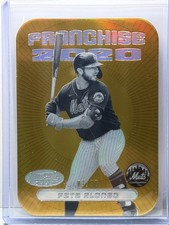 Pete Alonso 2020 Bowman's Best Franchise 2020 Gold Refractor Die-Cut #/50