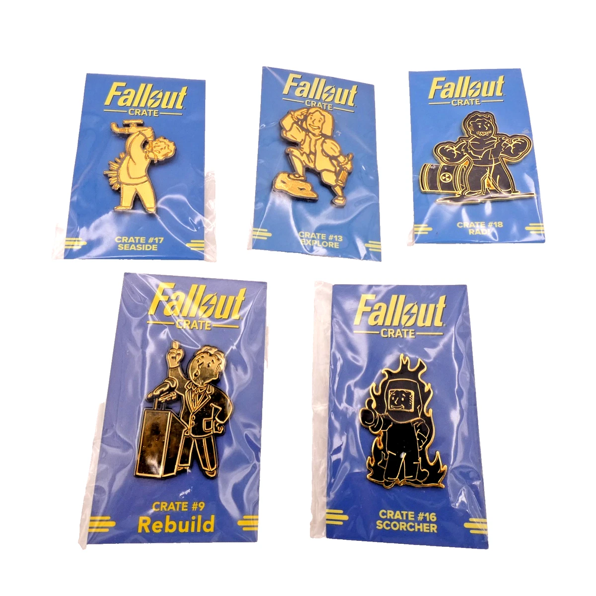 Fallout Loot Crate PARKピンバッジ&グッズセット Fallout Enamel Pin Vault Boy Perk S.P.E.C.I.A.L. Loot Crate
